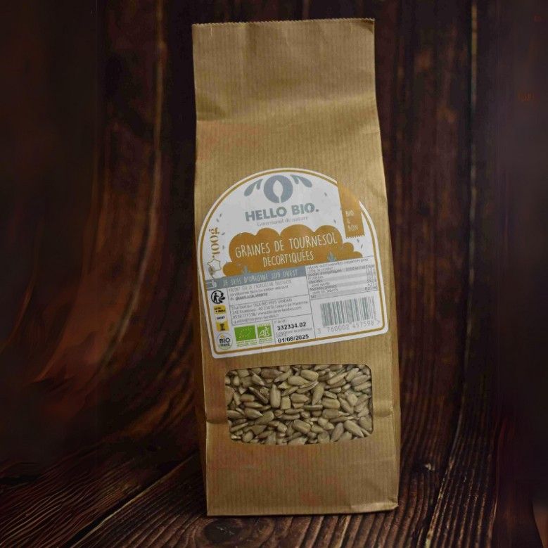 Graines de tournesol décortiquées