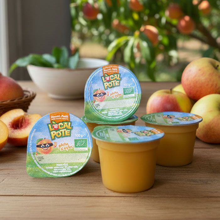 Dessert fruité pomme pêche (Local Pote)