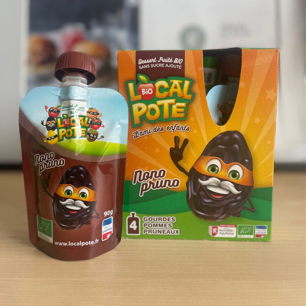 Gourde pomme pruneaux x4 (Local Pote)