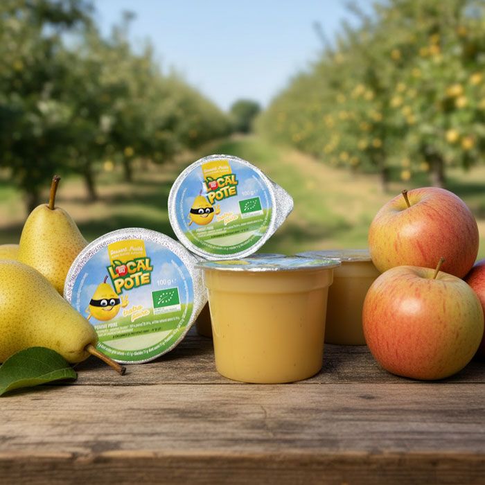 Dessert fruité pomme poire (Local Pote)