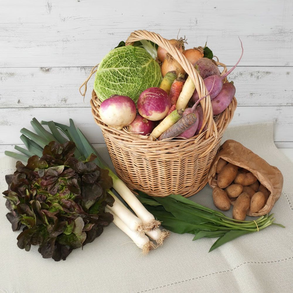 Panier de légumes de saison