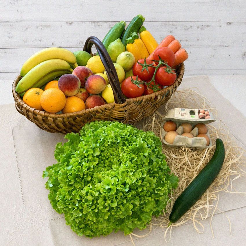 Panier composé de saison