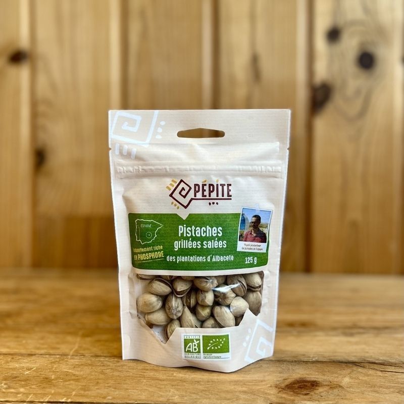 Pistaches grillées salées