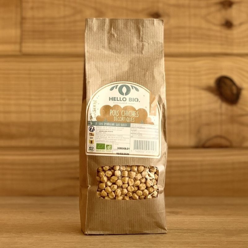 Pois chiches décortiqués