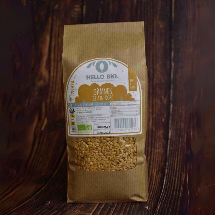 Graines de lin doré