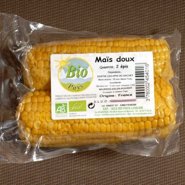 Maïs doux sous vide