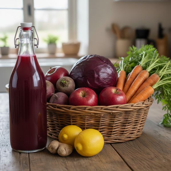 Panier Jus Vitalité Rouge