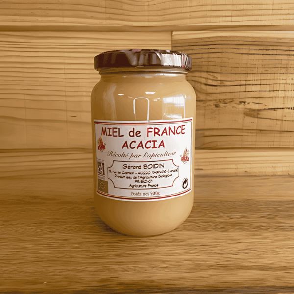 Miel d'acacia récolté à Tarnos