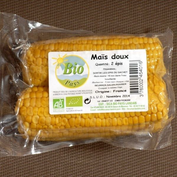 Maïs doux sous vide