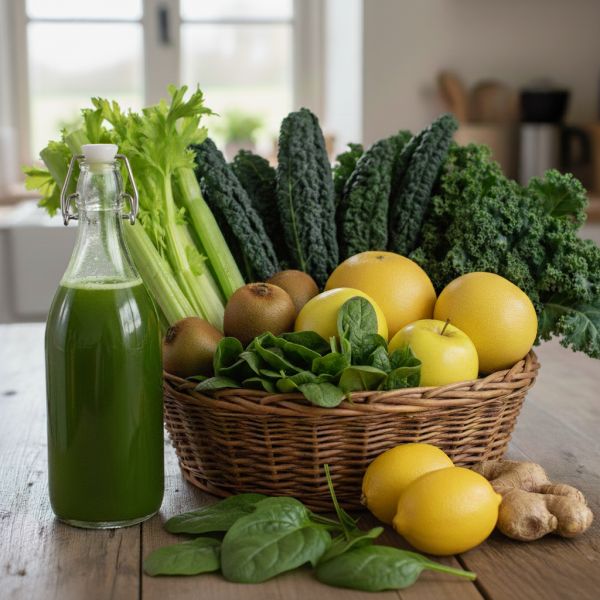 Panier Jus vert & agrumes