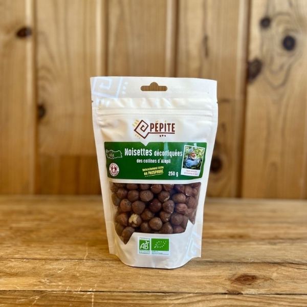 Noisettes décortiquées