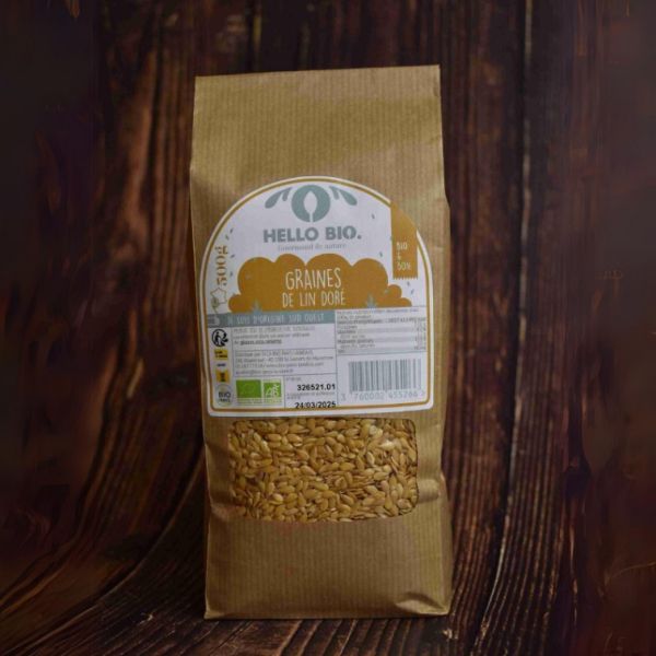 Graines de lin doré