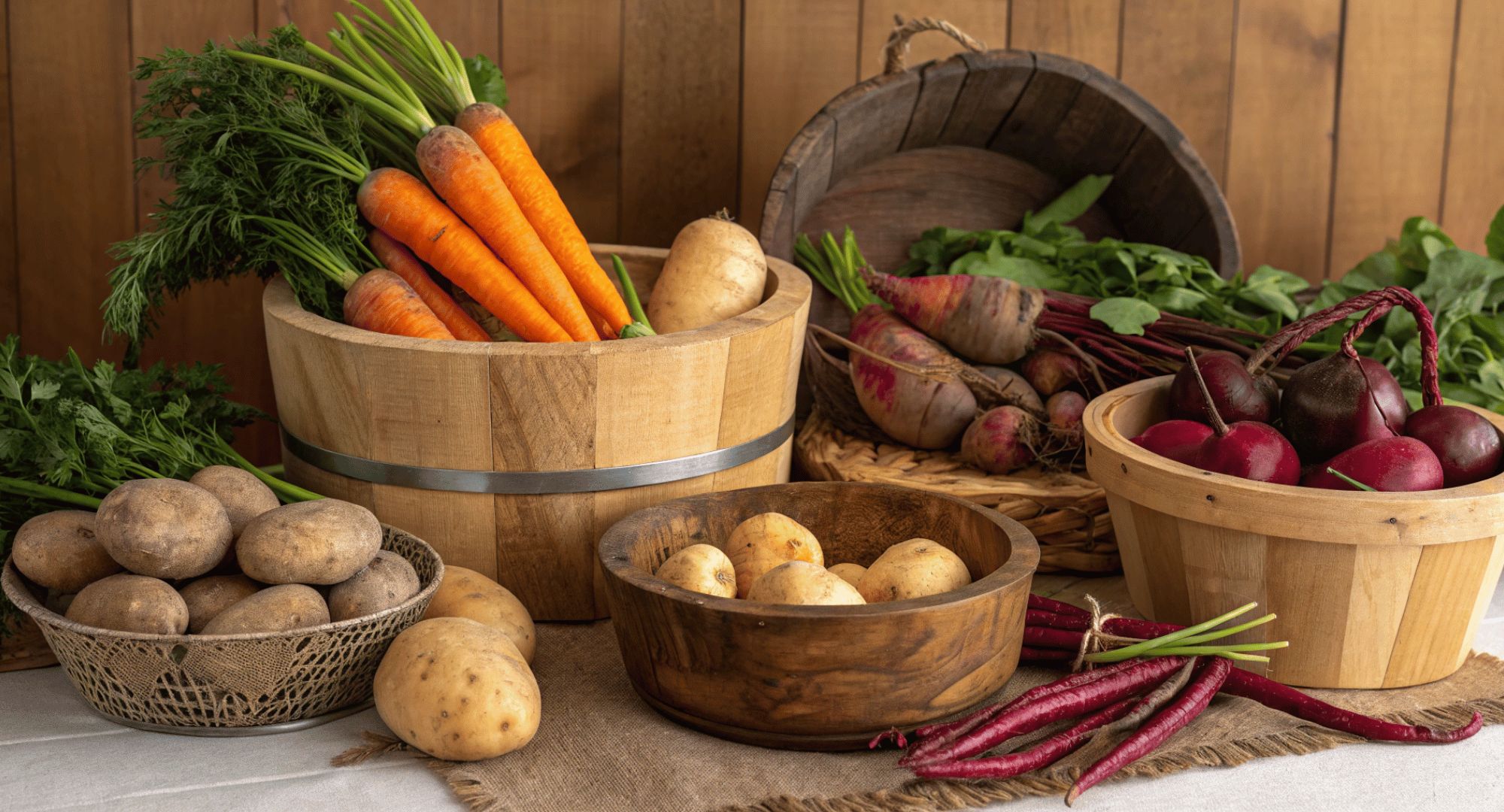 Légumes racines et tubercules
