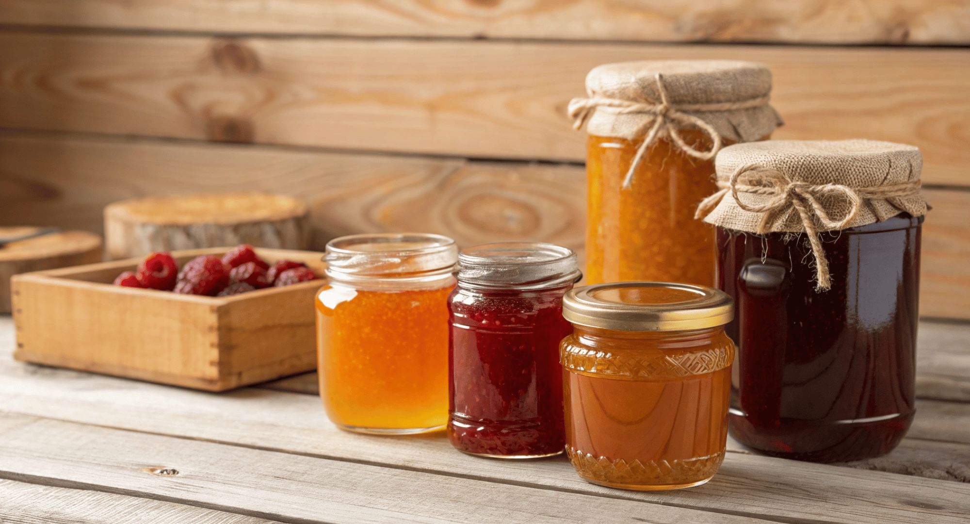 Confitures et miel